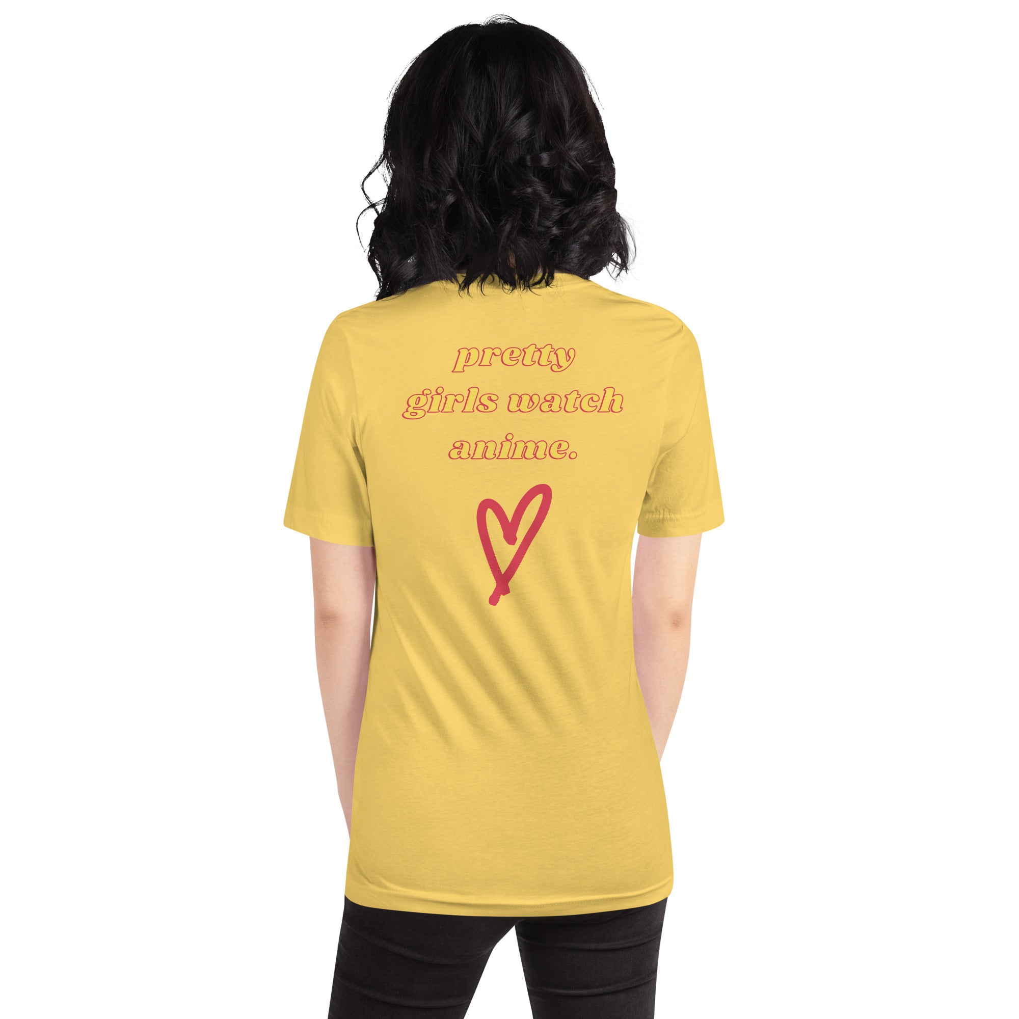 Yellow best sale anime shirt